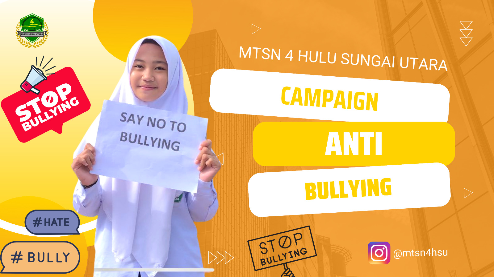MTsN 4 HSU Buat Video Campaign Anti Bullying dan Cyber Bullying
