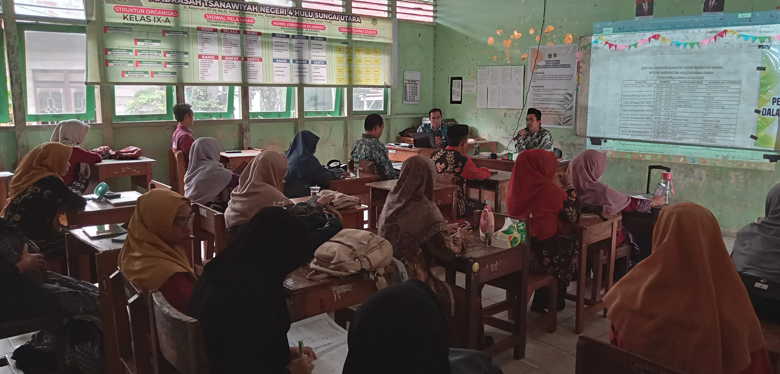 MTsN 4 Hulu Sungai Utara Bentuk Panitia Jelang Asesmen Sumatif Akhir Semester Ganjil